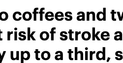 经常喝咖啡能防止中风吗？研究称喝咖啡和茶能降低中风和痴呆风险