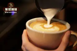 拿铁咖啡简单拉花学习图解 拉花原理技巧分步解析教学 咖啡拉花用什么奶