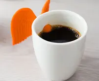 法国创意制作咖啡杯 童话气息天使 咖啡杯(橙色)