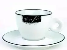 咖啡杯的介绍：标准意式五入杯Eepresso咖啡杯 高档骨瓷材料