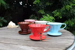 咖啡冲煮器具介绍：TIAMO花瓣型咖啡冲杯圆锥单孔陶瓷滤杯