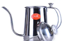 咖啡冲煮器具介绍：YAMI手冲咖啡壶带温度计细嘴壶咖啡冲泡壶