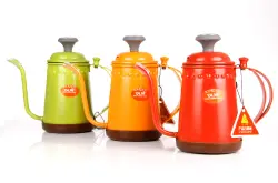 YAMI品牌咖啡冲煮器具：YAMI手冲咖啡细嘴壶不锈钢带温度计控温
