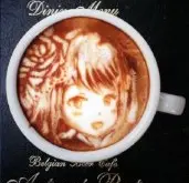 日艺术家创咖啡奶泡新艺术--拉花的艺术