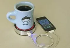热咖啡也能给手机充电