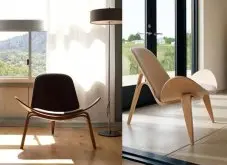 Three-Legged shell Chair
