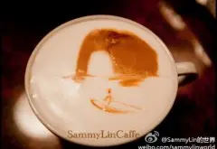SammyLin的咖啡拉花艺术：象鼻山