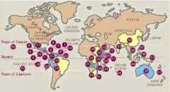 精品咖啡产地 世界咖啡生产国产区分布地图