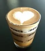 意式精品咖啡拉花技术 ounce杯中的拉花艺术
