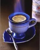 冬季创意咖啡制作 热情火焰咖啡