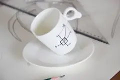 失重咖啡杯 创意设计的精品咖啡杯