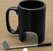 高尔夫咖啡杯：紧张生活调剂品