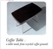 咖啡渣的循环利用方法 咖啡渣做成的咖啡桌