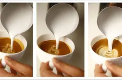 初学者咖啡拉花技巧最简单咖啡拉花的做法