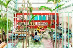 危地马拉的奇葩咖啡馆：热带丛林搭配老爷车打造趣味空间