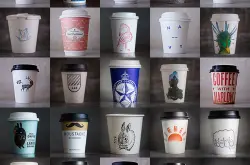 咖啡控的另类打开方式——搜集来自全世界的500 个咖啡外带杯