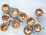 荃湾café咖啡多到有90款卡通造型咖啡　月野兔樱木花道都有份