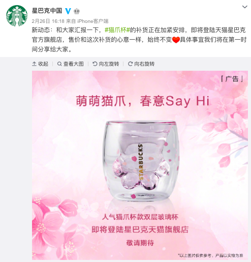 猫爪杯引发血案 星巴克猫爪杯爆红遭疯抢 打架抢杯 内部操作 中国咖啡网 猫爪杯引发血案 星巴克猫爪杯爆红遭疯抢 打架抢杯 内部操作 中国咖啡网