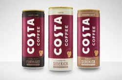 耗资51亿美元收购Costa后，可口可乐推出首款Costa罐装即饮咖啡！