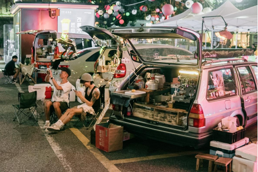 广州后尾箱户外移动咖啡车 户外精品咖啡车街头文化